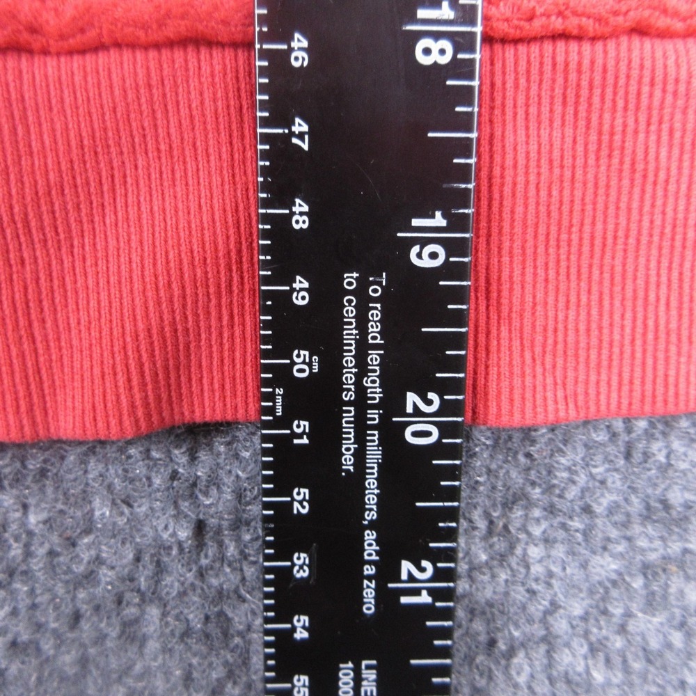 Y2K American Eagle Outfitters Hoodie Womens Small Red Graphic Pullover Logo 77 - Picture 8 of 8